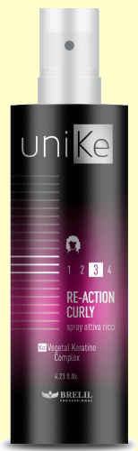 Brelil Спрей для усиления локонов / UNIKE RE-ACTION CURLY, 150 мл.