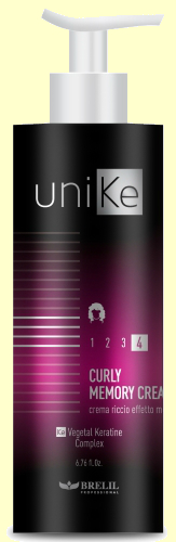 Brelil Крем для вьющихся волос с эффектом памяти / UNIKE CURLY MEMORY CREAM, 200 мл.