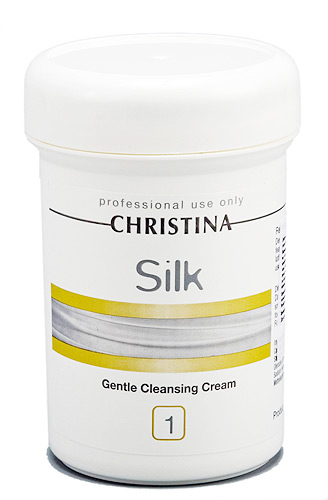Christina Silk Gentle Cleansing Cream Мягкий крем для очищения кожи (шаг 1), 250 мл.