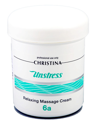Christina Unstress: Relaxing  massage  cream  -  Расслабляющий  массажный  крем, 500 мл.
