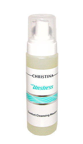 Christina Unstress: Comfort Cleansing Mousse Очищаюший мусс-комфорт, 200 мл.