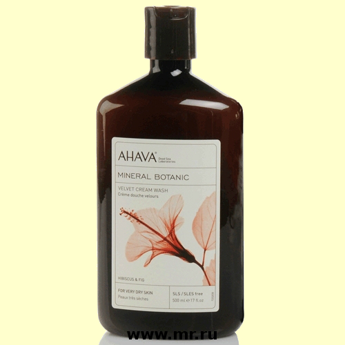 AHAVA Крем для душа гибискус/инжир, 500 мл.