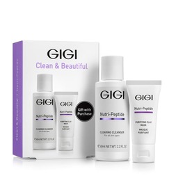 GIGI NP Подарочный набор очищающий (60 мл, 15 мл.)