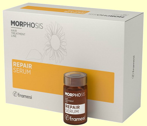 FRAMESI Интенсивно восстанавливающая сыворотка для волос MORPHOSIS REPAIR SERUM, 6х15 мл.