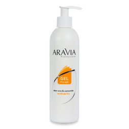 ARAVIA Professional Гель для обработки кожи перед депиляцией с экстрактами алоэ вера и ромашки 300мл.