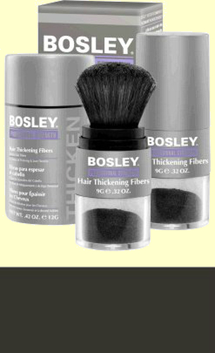 BOSLEY Кератиновые волокна черные, 12 гр.