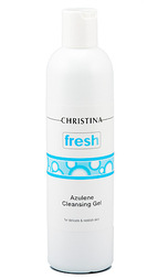 Christina Fresh Azulene Cleansing Gel Азуленовый очищающий гель для чувствительной и склонной к покраснениям кожи, 300 мл.