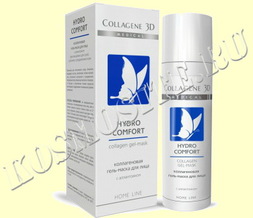 Collagen 3D HYDRO COMFORT Коллагеновая гель-маска для сухой, склонной к раздражению кожи, 30 мл.