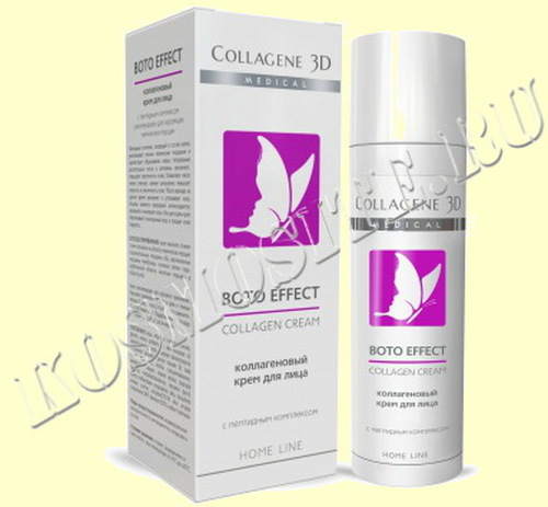 Collagen 3D BOTO EFFECT Коллагеновый крем для лица с пептидным комплексом, 30 мл