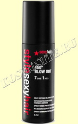 Sexy Hair  Blow Out – Heat Defense Blow Dry Spray  Спрей для укладки 7-1/ 450°  125 мл