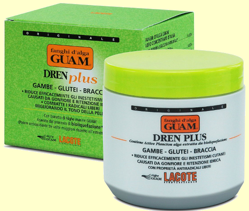 GUAM DREN PLUS Маска антицеллюлитная с дренажным эффектом, 500 гр.