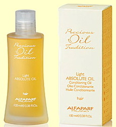 ALFAPARF ABSOLUTE OIL LIGHT Масло лёгкое кондиционирующее для тонких и светлых волос, 100 мл.