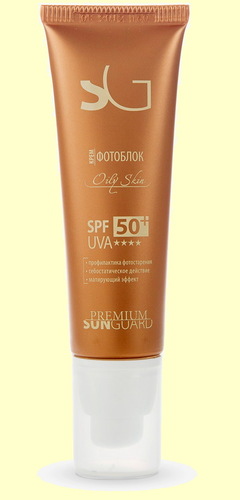 PREMIUM Крем фотоблок Оily Skin SPF 50, UVA, 50 мл.