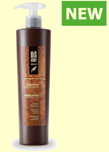 PREMIUM Шампунь укрепляющий «Sandal wood & Tobacco leaf», 500 мл.