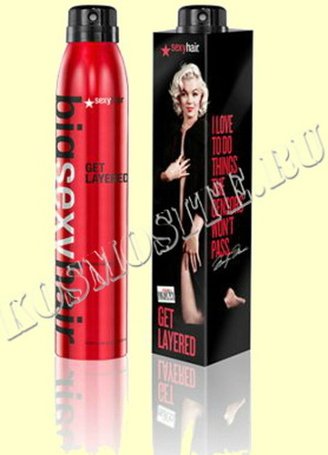 Sexy Hair Get Layered Hairspray Сухой Лак сильной фиксации  275 мл