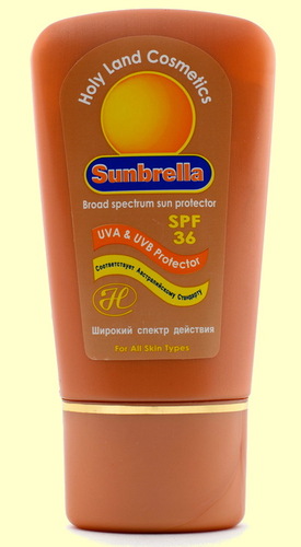 HOLY LAND SUNBRELLA TO GO SPF 30: Солнцезащитный крем 50 мл.