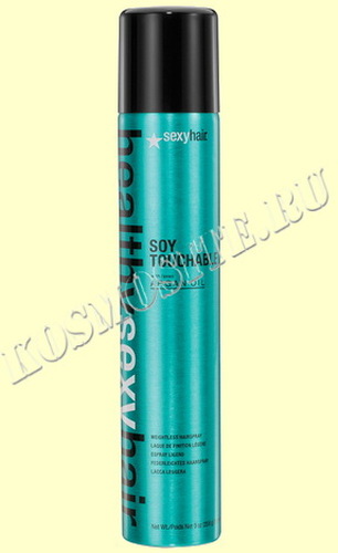 Sexy Hair SOY TOUCHABLE Weightless Hairspray Лак подвижной фиксации 310 мл