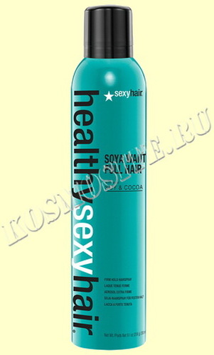 Sexy Hair SOYA WANT FULL HAIR FIRM HOLD HAIRSPRAY Спрей соевый сильной фиксации 300 мл
