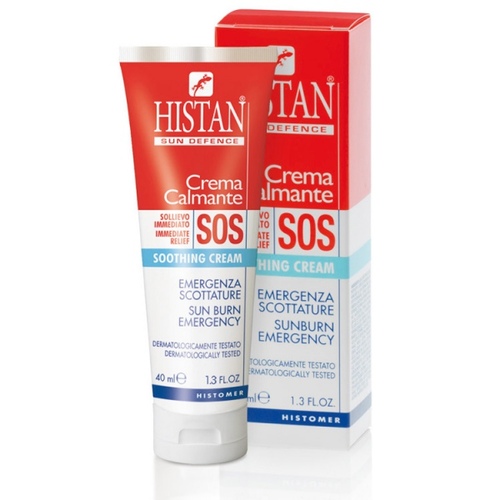 HISTOMER Гель Успокаивающий и заживляющий SOS-крем HISTAN CALMANTE SUN DEFENCE CREMA, 40 мл.